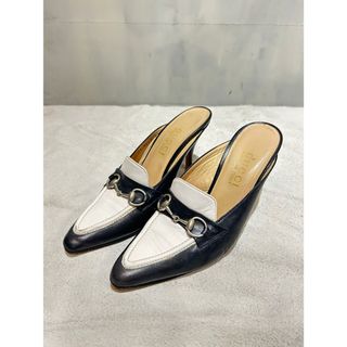 GUCCIグッチ　ホースビット　バイカラー　サンダル