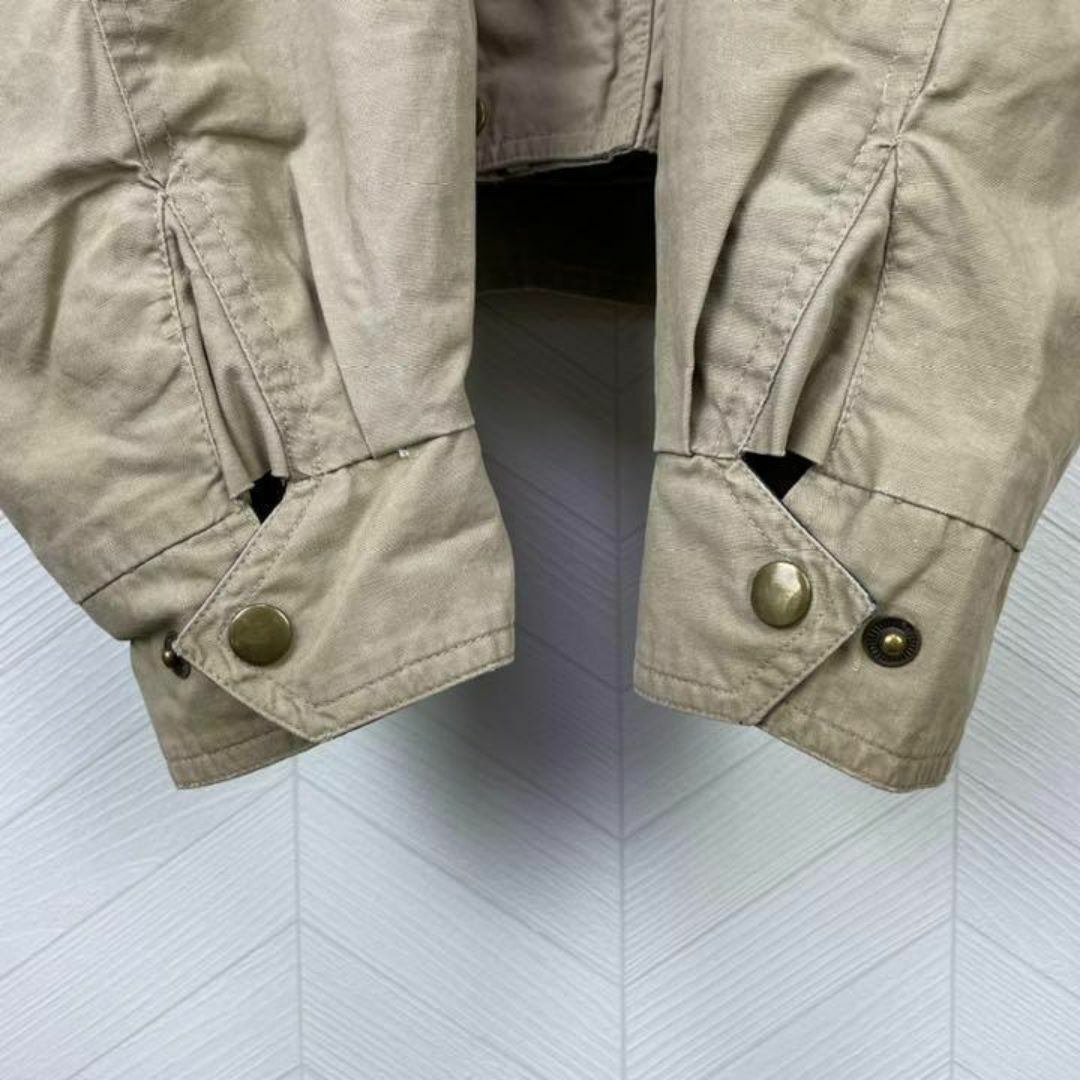 USA古着 スウィングトップ コットン 刺繍 企業ロゴ 太アーム ゆるだぼ 春秋 メンズのジャケット/アウター(ブルゾン)の商品写真