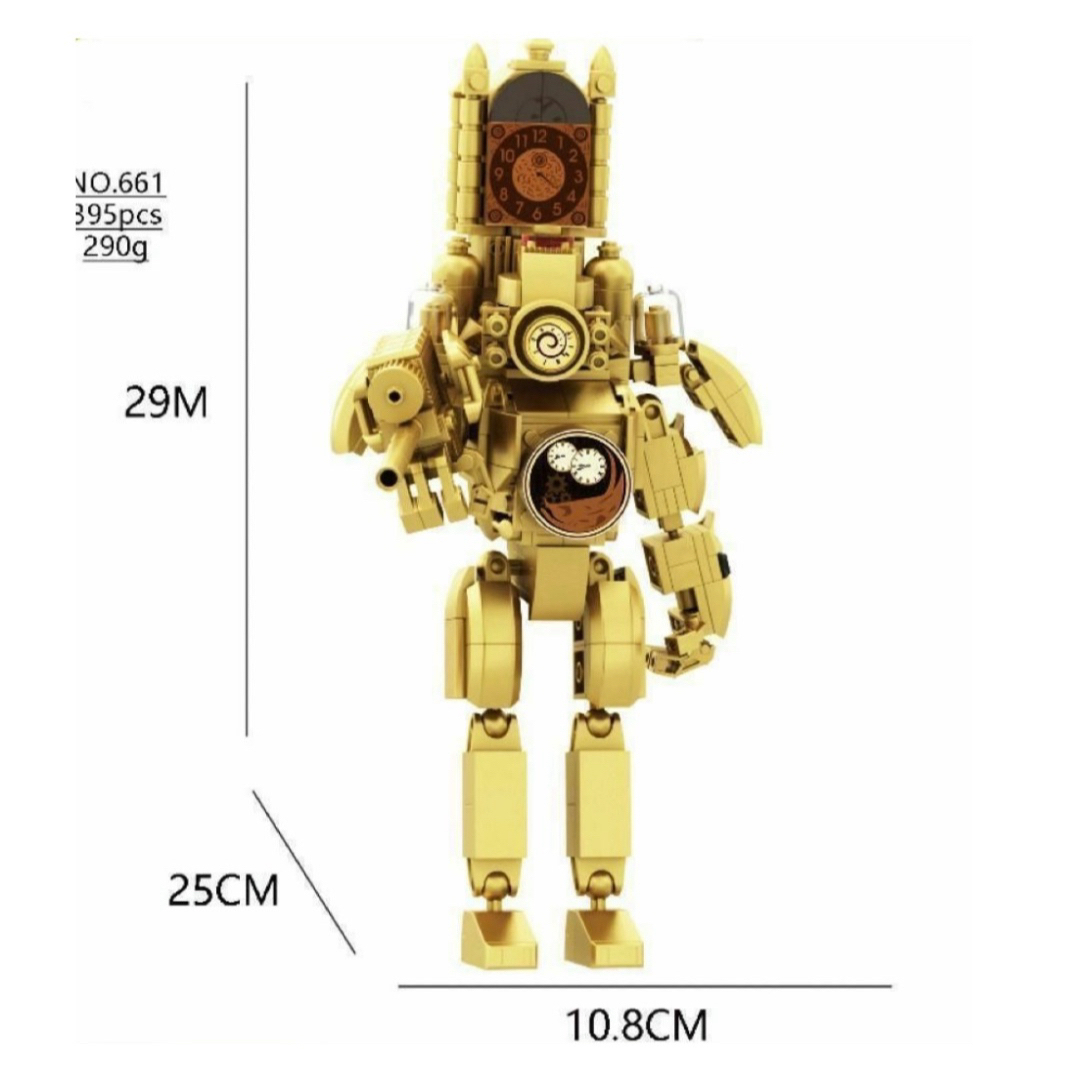 スキビディトイレ　タイタンクロックマン LEGOブロック互換品 キッズ/ベビー/マタニティのおもちゃ(積み木/ブロック)の商品写真