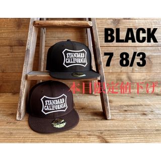 スタンダードカリフォルニア(STANDARD CALIFORNIA)のNEW ERA × SD 59Fifty Logo Cap BLACK7 8/3(キャップ)