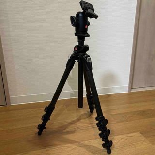 マンフロット(Manfrotto)の【美品】manfroto カーボン 三脚 ヘッド セット イタリア製(その他)