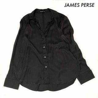 ジェームスパース(JAMES PERSE)のJAMES PERSE ジェームスパース★長袖ブラウス 後ろスリット入り(シャツ/ブラウス(長袖/七分))