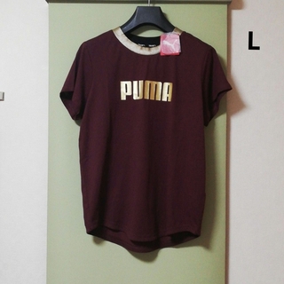 PUMA レディース半袖Tシャツ(L) 未使用タグ付き(Tシャツ(半袖/袖なし))