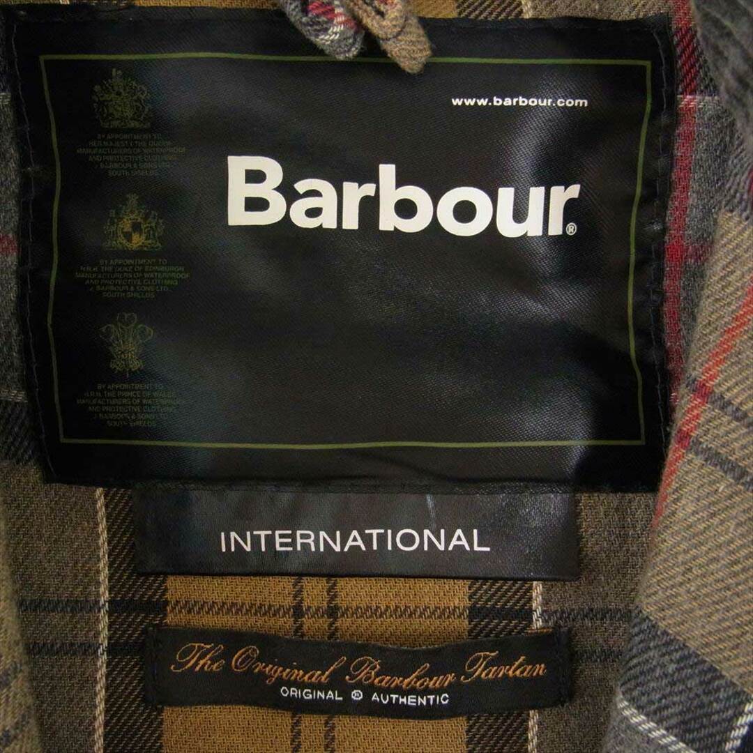 Barbour(バーブァー)のBarbour バブアー ジャケット INTERNATIONAL インターナショナル オイルド ジャケット ブラック系 38【中古】 メンズのジャケット/アウター(その他)の商品写真