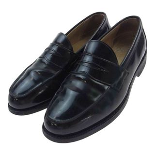 サンダース(SANDERS)のSANDERS サンダース  2314B BUTT SEAM LOAFER ブット シーム ローファー シューズ ブラック系 7.5【中古】(その他)