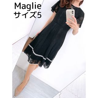 【美品✨】定価 38,000円❤️ Maglie✨サイズ5✨総レースワンピース