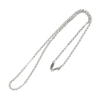 クロムハーツ(Chrome Hearts)のCHROME HEARTS クロムハーツ（原本無） ネックレス 16inch NECKCHAIN R16 16インチ ロールチェーン ネックレス シルバー系【中古】(ネックレス)