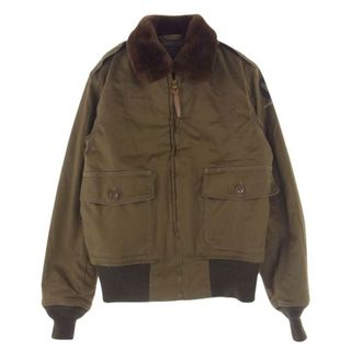 バズリクソンズ(Buzz Rickson's)のBuzz Rickson's バズリクソンズ ジャケット BR11133 ROUGH WEAR ラフウェア 実名復刻 B-10 フライトジャケット  カーキ系 36【中古】(その他)