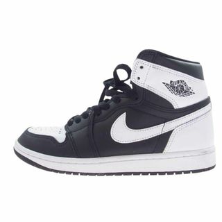 ナイキ(NIKE)のNIKE ナイキ スニーカー DZ5485-010 AIR JORDAN 1 RETRO HIGH OG エアジョーダン 1 レトロ ハイカット スニーカー ホワイト系 ブラック系 26cm【中古】(スニーカー)