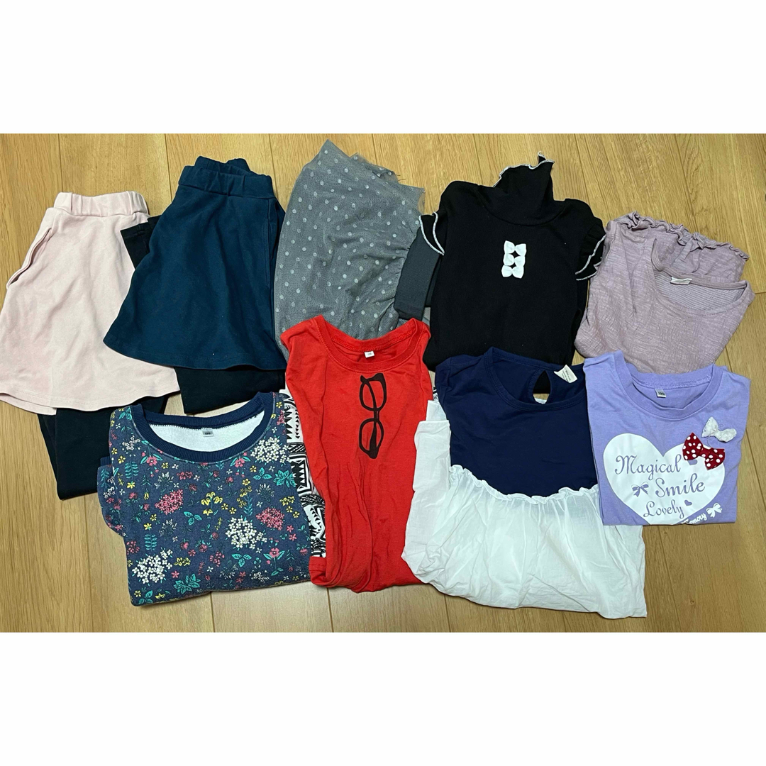 devirock(デビロック)の子供服まとめ売り　130㎝　9着 キッズ/ベビー/マタニティのキッズ服女の子用(90cm~)(Tシャツ/カットソー)の商品写真