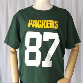 L(14/16)サイズ/NFL パッカーズ #87 ネルソン 半袖Tシャツ(Tシャツ/カットソー)