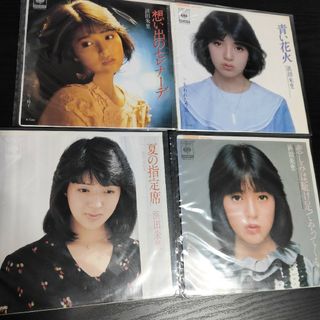 【4枚セット】浜田朱里　レコードセット(ポップス/ロック(邦楽))