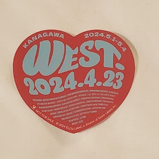 ジャニーズWEST WEST. 神奈川 横浜 横アリ 会場限定ステッカー シール