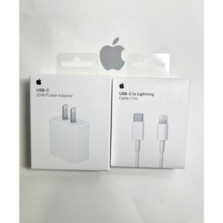 Apple純正 20W USB-C 電源アダプター Lightningケーブル(その他)