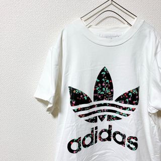 adidas アディダス トレフォイル 花柄T レディース XLサイズ