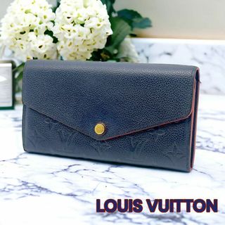 ルイヴィトン(LOUIS VUITTON)の使用感少　ルイヴィトン モノグラムアンプラント　ポルトフォイユサラ フラップ財布(財布)