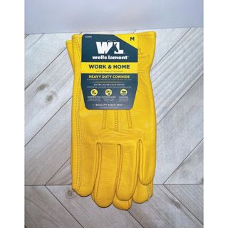 wells lamont レザーグローブ 作業用革手袋 牛革使用 Ｍサイズ 1組(その他)