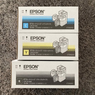 エプソン(EPSON)のエプソンETカートリッジLPC3T39シリーズ　3色セット(PC周辺機器)