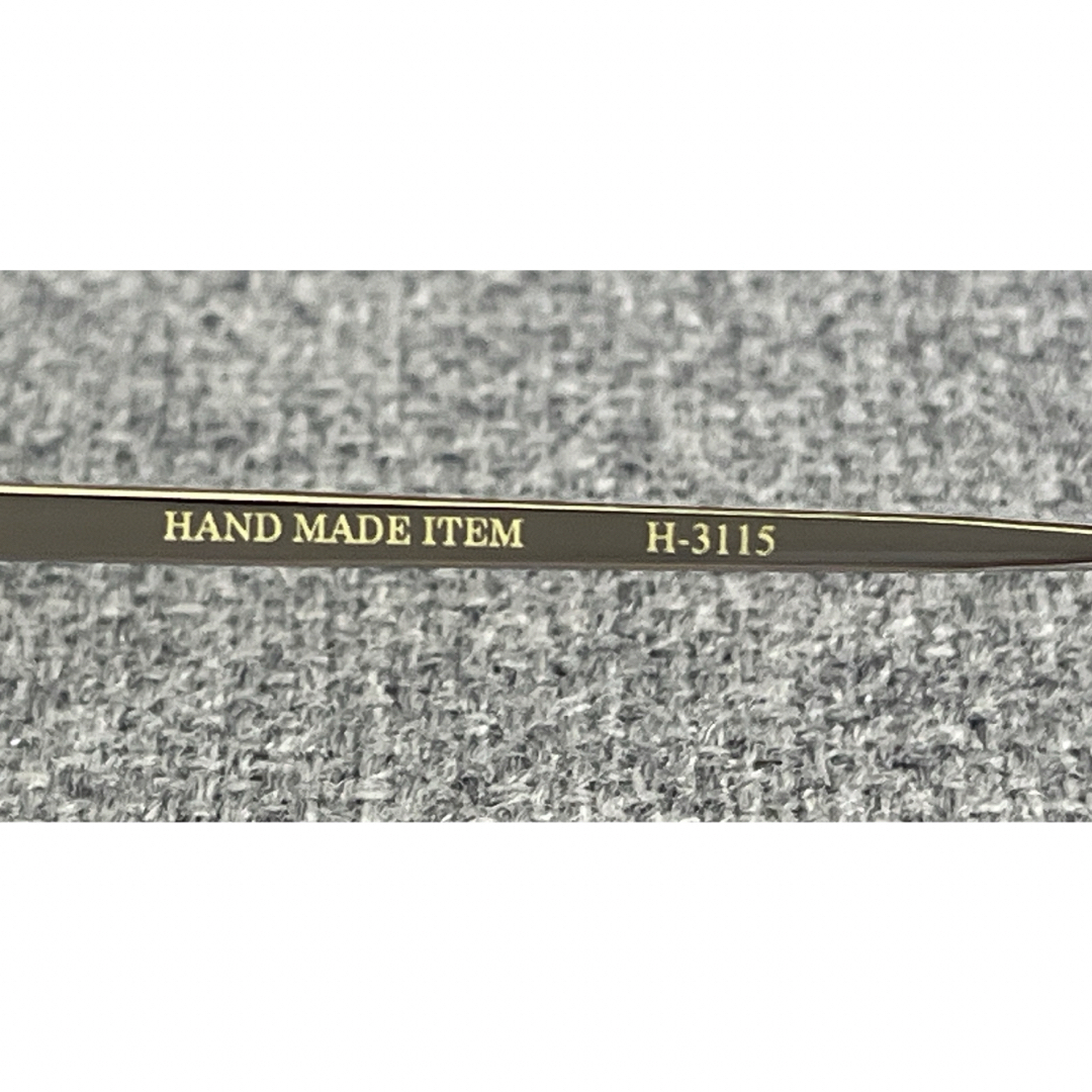 新品未使用「NOVA HAND MADE ITEM」ヘキサゴン H-3115-3 メンズのファッション小物(サングラス/メガネ)の商品写真