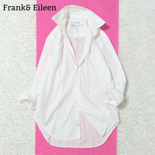 フランクアンドアイリーン(Frank&Eileen)の極美品 希少 フランク＆アイリーン FRANK スキッパー 長袖シャツ 白 XS(シャツ/ブラウス(長袖/七分))