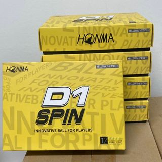 ホンマゴルフ(本間ゴルフ)の☆ホンマゴルフD1 SPIN イエロー 2023年モデル 5ダース　新品(その他)