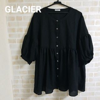 グラシア(GLACIER)のGLACIER ボリュームスリーブブラウス(シャツ/ブラウス(半袖/袖なし))