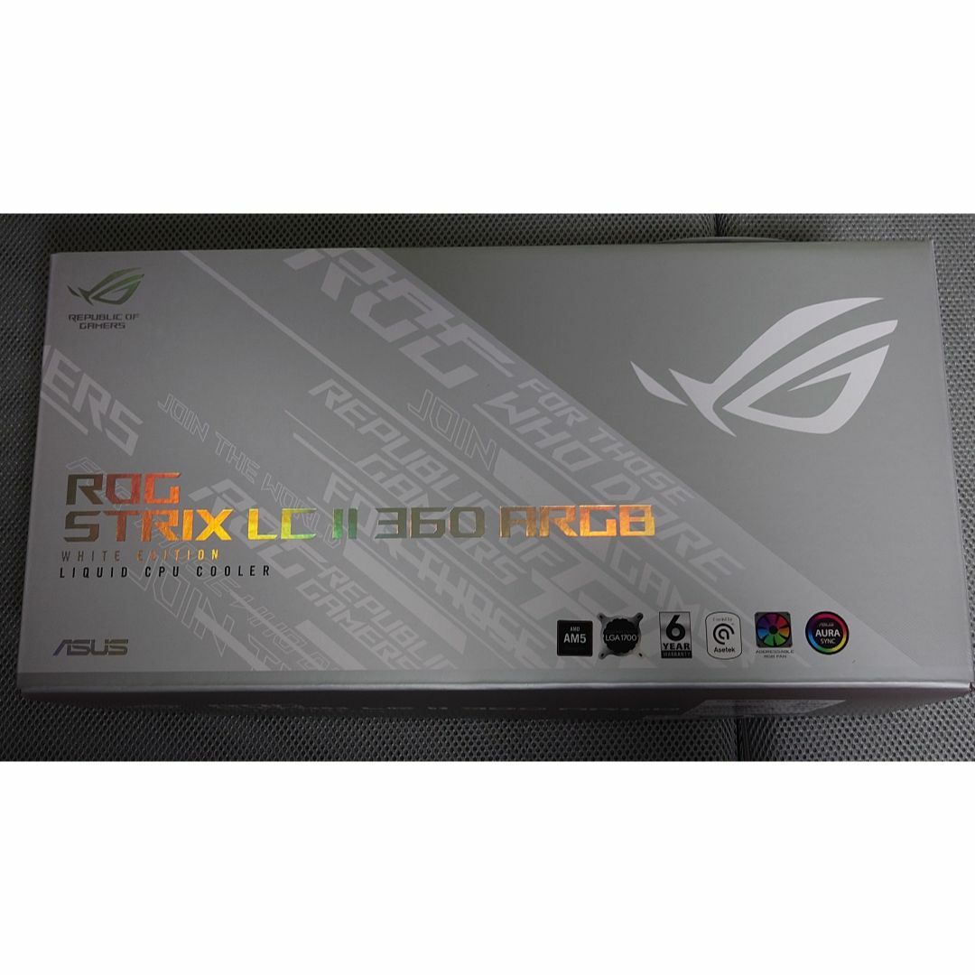 ☆新品☆ASUS 簡易水冷CPUクーラー ROG STRIX LC II 360 スマホ/家電/カメラのPC/タブレット(PCパーツ)の商品写真