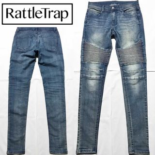 RATTLE TRAP - 新品 近い 美品 Rattle Trap 送料込 バイカー スキニー デニム