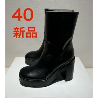 マルタンマルジェラ(Maison Martin Margiela)の新品❗️EQUITARE 超厚底ブーツ ブラック(ブーツ)