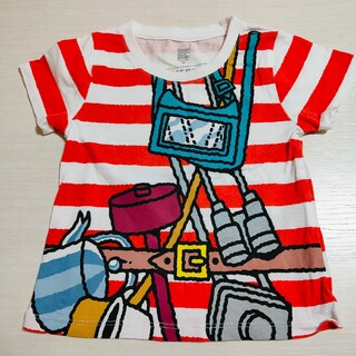グラニフ(Design Tshirts Store graniph)のウォーリーTシャツ　90(Tシャツ/カットソー)