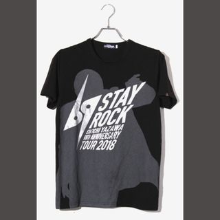 アザー(other)の矢沢永吉 コンサートツアー 2018 ステイロック 半袖Tシャツ S ブラック(Tシャツ/カットソー(半袖/袖なし))