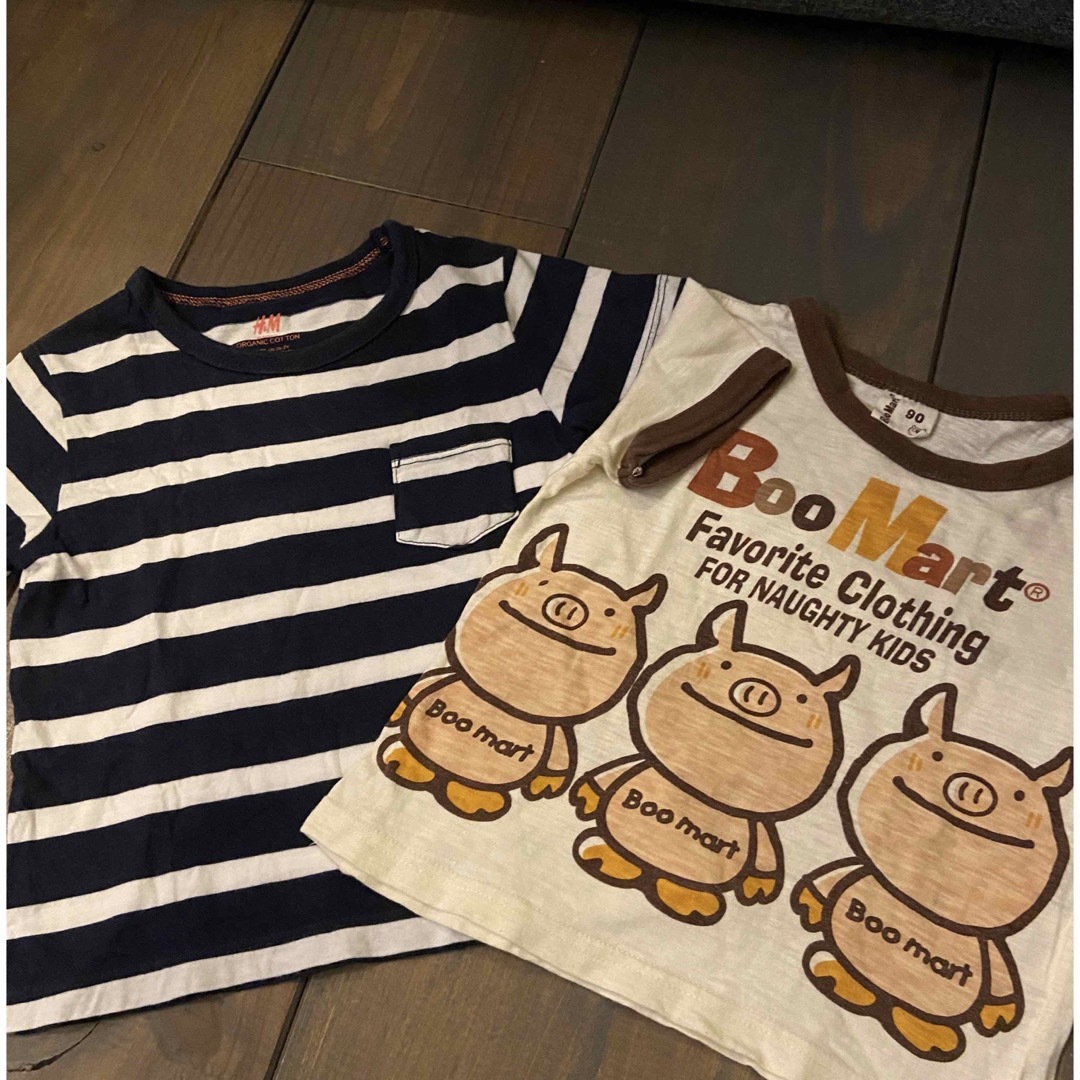 90センチ　Tシャツ セット キッズ/ベビー/マタニティのキッズ服男の子用(90cm~)(Tシャツ/カットソー)の商品写真