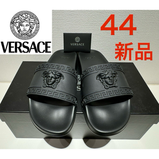 ヴェルサーチ(VERSACE)の新品❗️ VERSACE  MEDUSA サンダル メデューサ ブラック 44(ビーチサンダル)