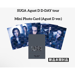 ボウダンショウネンダン(防弾少年団(BTS))のSUGA AgustD D-DAY tour ミニフォトカード トレカ(アイドルグッズ)