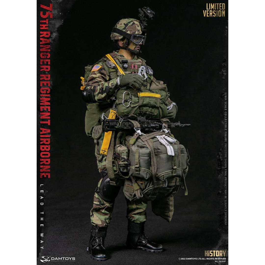 DamToys 78094F 75th RANGER AIRBORNE限定版 エンタメ/ホビーのフィギュア(ミリタリー)の商品写真