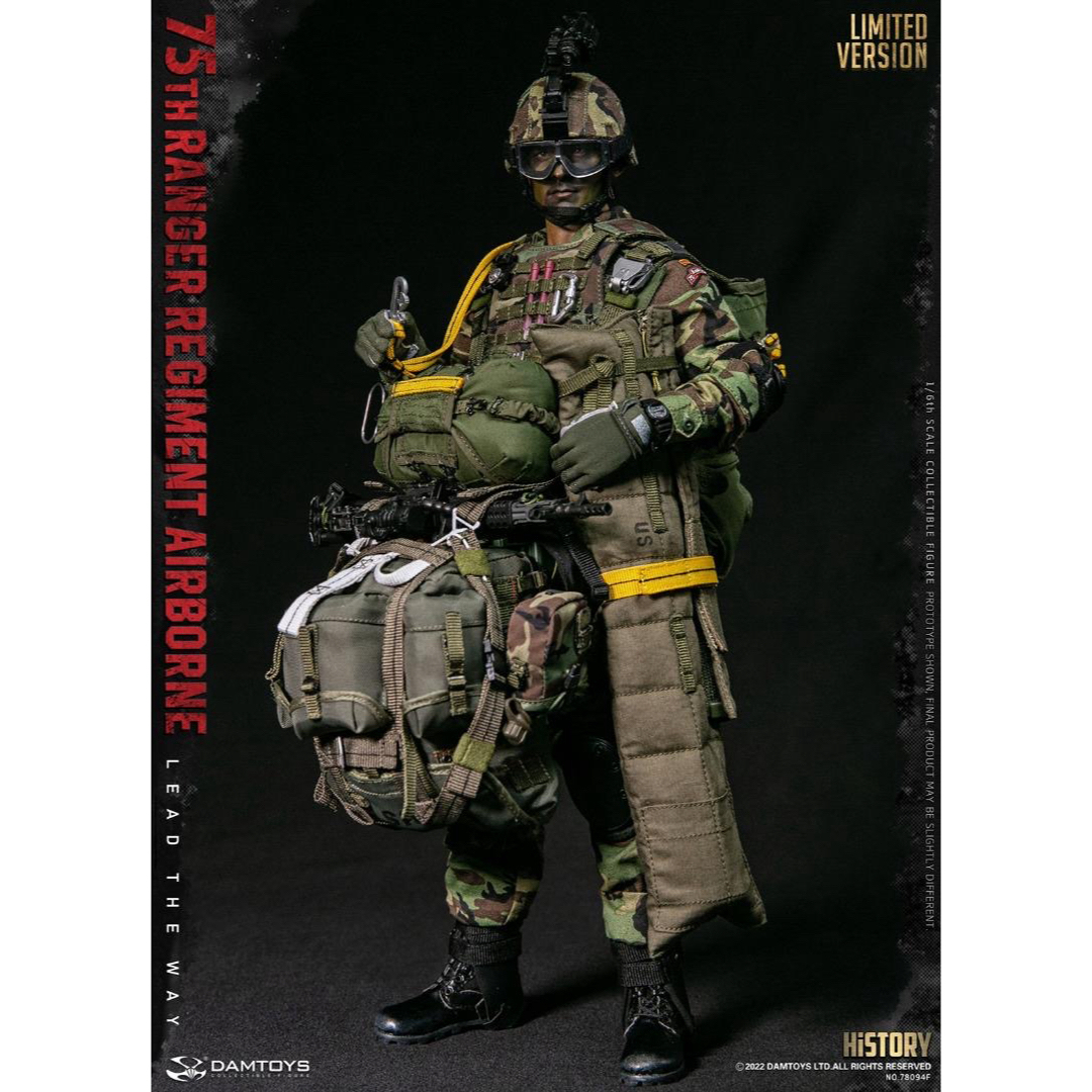 DamToys 78094F 75th RANGER AIRBORNE限定版 エンタメ/ホビーのフィギュア(ミリタリー)の商品写真