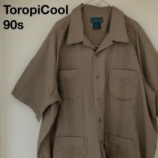 90s ToropiCool オープンカラー キューバシャツ(シャツ)