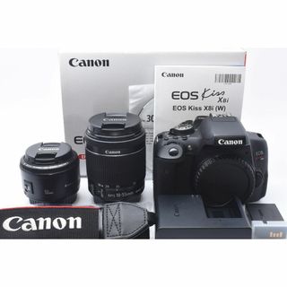 キヤノン(Canon)の★美品★ Canon EOS Kiss X8i ダブルレンズセット(デジタル一眼)