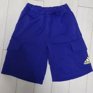 アディダス(adidas)のアディダス ハーフパンツ120cm 青紫(ショートパンツ)