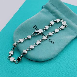 Tiffany & Co. - 【美品】ティファニー　パフハート　ハート　ブレスレット　シルバー925