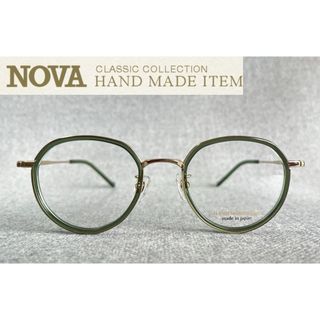 新品未使用「NOVA HAND MADE ITEM」ヘキサゴン H-3116-4(サングラス/メガネ)