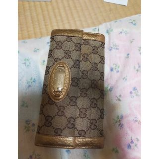 グッチ(Gucci)のグッチ　GUCCI　財布　レディース　メンズ　ゴールド　シマ　ＧＧ(財布)