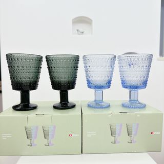 イッタラ(iittala)の新品 イッタラ カステへルミ グレー ブルー ユニバーサルグラス タンブラー(グラス/カップ)