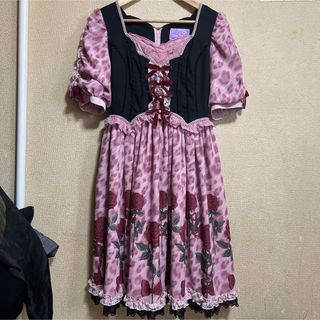 アンジェリックプリティー(Angelic Pretty)の本日まで⭐︎レオパード柄ドレス&クリップ(セット/コーデ)