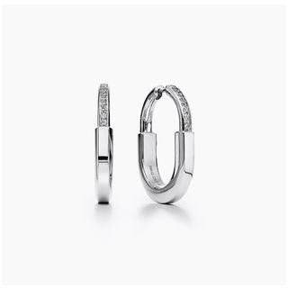 ティファニー(Tiffany & Co.)のティファニーロックピアス　ホワイトゴールド(ピアス)