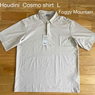 フディーニ(HOUDINI)の美品 Houdini Cosmo shirt  L  オフホワイト コスモシャツ(シャツ)