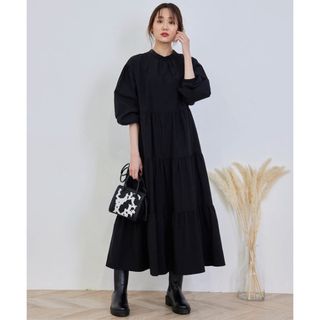 ロペピクニック(Rope' Picnic)の美品　ロペピクニック  【2WAY】ティアードロングワンピース(ロングワンピース/マキシワンピース)