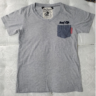 シンプル Tシャツ アロハ 160 グレー(Tシャツ(半袖/袖なし))