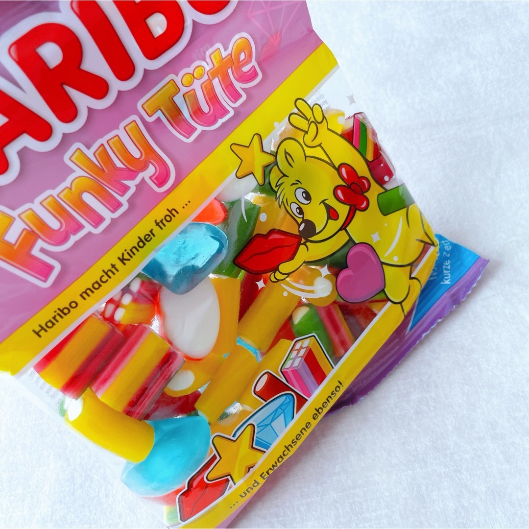 HARIBO【日本未販売】Funky Tute 175g ハリボーグミ 食品/飲料/酒の食品(菓子/デザート)の商品写真