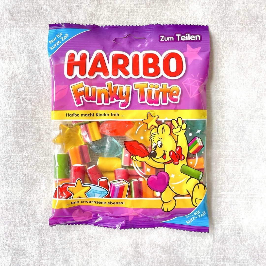 HARIBO【日本未販売】Funky Tute 175g ハリボーグミ 食品/飲料/酒の食品(菓子/デザート)の商品写真